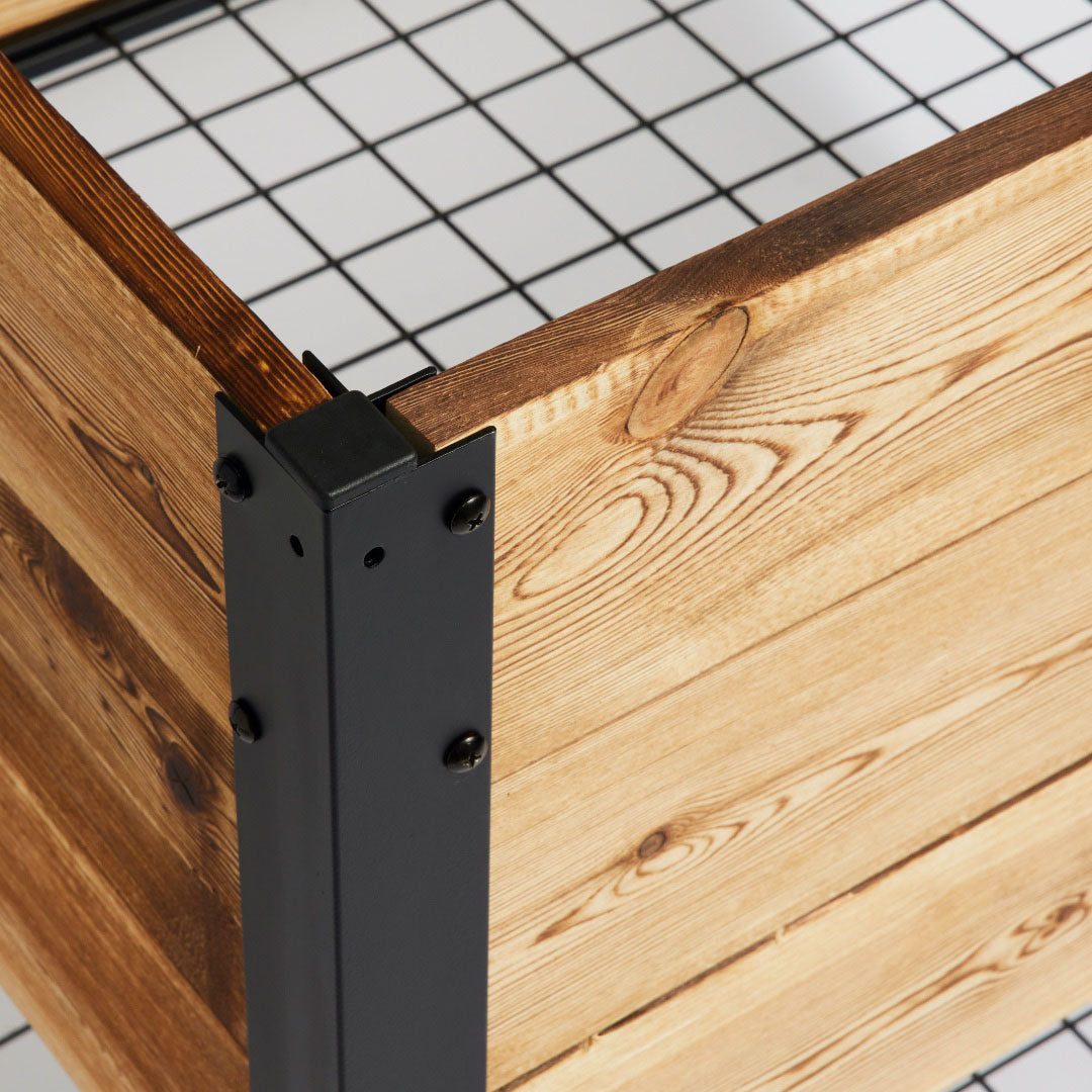 wooden planter box