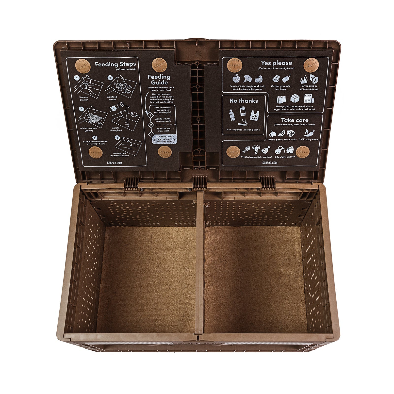 Subpod Classic Compost Bin & Worm Farm - Subpod US