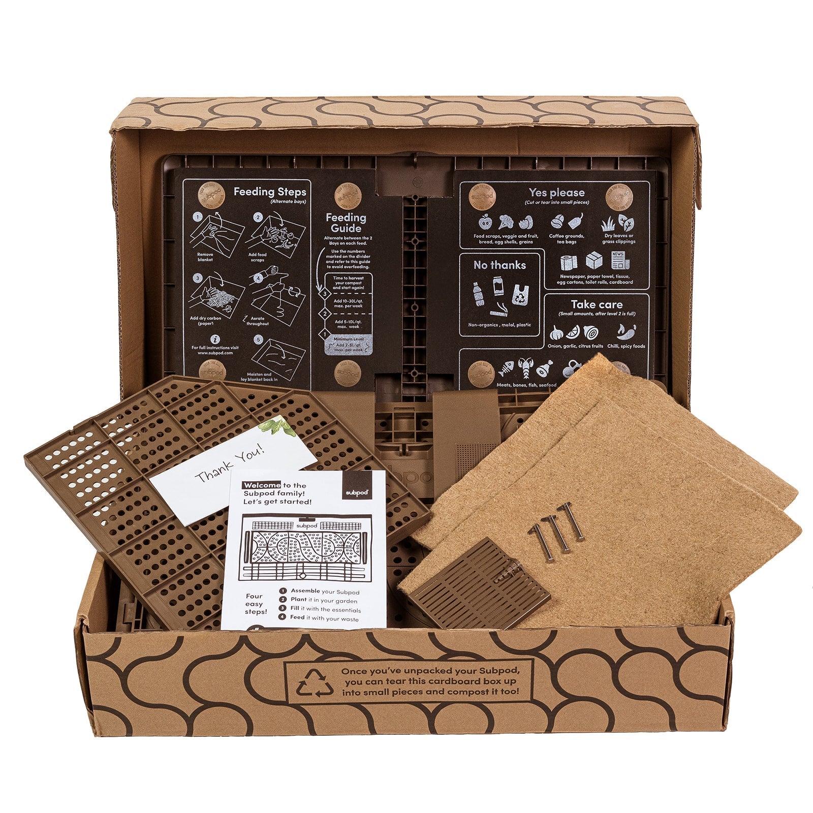 Subpod Classic Compost Bin & Worm Farm - Subpod US