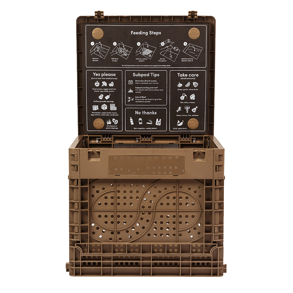Subpod Mini Compost Bin and Worm Farm - Subpod US