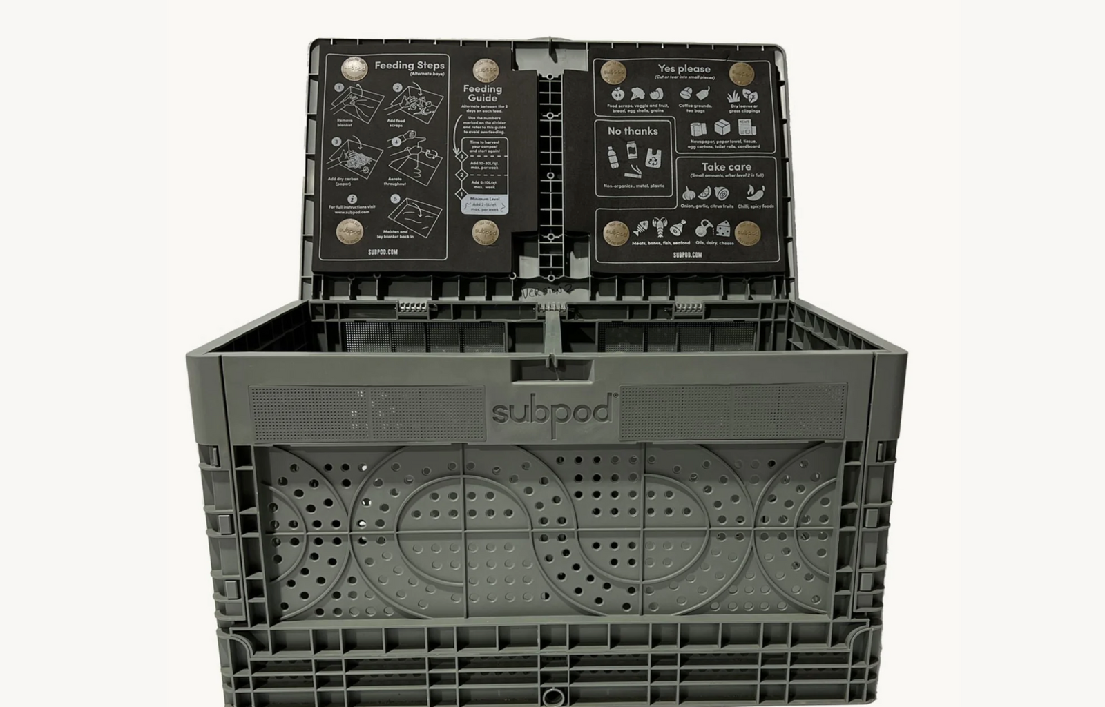 Subpod Essentials Bundle | Subpod Classic Compost Bin | Aerator