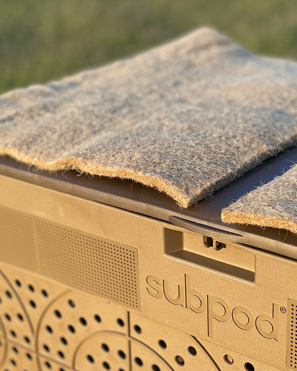 Subpod Worm Blanket (Set of 2) - Subpod Composting & Gardening